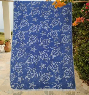 Fouta Seychelles Bleu Fouta Tunisia - 1